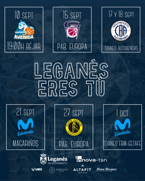 Leganés,Baloncesto,Innova-tsn,LFEndesa,Pretemporada