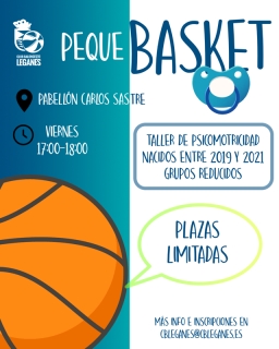 PequeBasket, la nueva actividad del Baloncesto Leganés